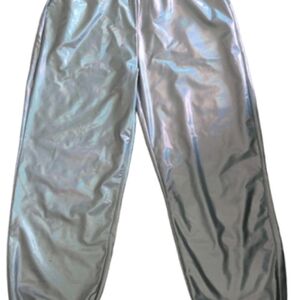 Shimmering Silver Joggers